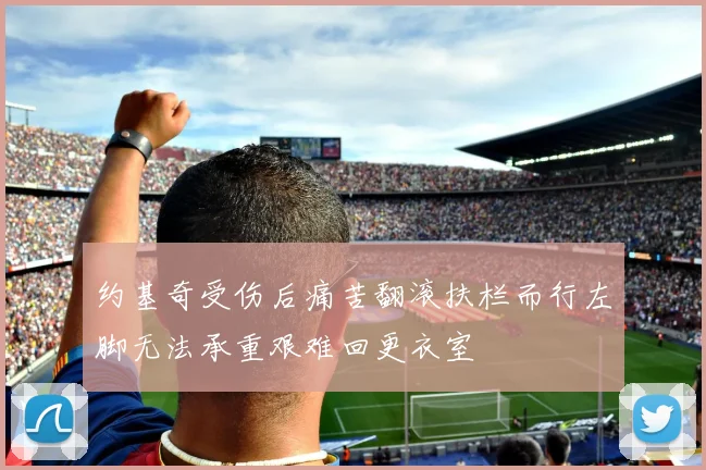 约基奇受伤后痛苦翻滚扶栏而行左脚无法承重艰难回更衣室